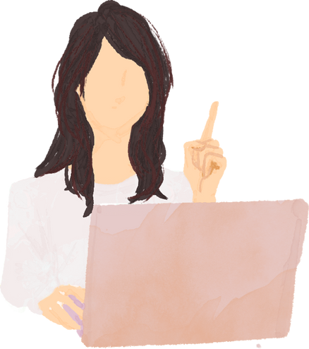 working,woman,watercolor